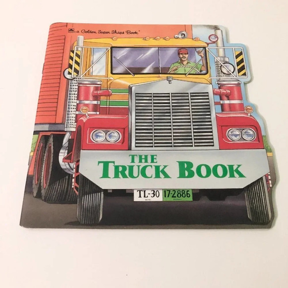 Vtg 1987 The Truck Book A Golden  Super Shape Book by Bill Gere - Picture 11 of 11